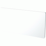 PANNEAU RAYONNANT EN VERRE BLANC LCD 2000W - BLANC - CARRERA