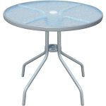 TABLE DE BISTRO GRIS 80X71 CM ACIER - VIDAXL