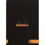 R BY RHODIA BLOC DE DIRECTION COUVERTURE TOUCHÉ SOFT NOIRE 14,8X21CM 70 FEUILLES LIGNÉ