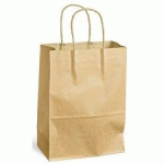 SAC EN PAPIER AVEC CORDELETTE, 15,7 LITRES, ROUGE
