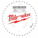 MILWAUKEE - MILW 4932471932 LAME DE SCIE CIRCULAIRE POUR BOIS 165/20 MM 40 DENTS