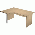 BUREAU GAUCHE PIEDS PANNEAUX VISUAL 180CM CHÊNE - ARTARREDI