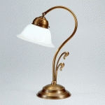 BERLINER MESSINGLAMPEN LAMPE À POSER ARQUÉE HANNELORE