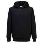 LOT DE 2 - PORTWEST ES302 ES1 ESSENTIAL SWEATSHIRT À CAPUCHE NOIR - TAILLE L