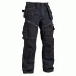 PANTALON DE TRAVAIL X1500 CORDURA® DENIM MARINE/NOIR TAILLE 40 - BLAKLADER