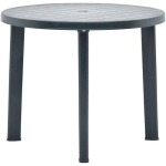 TABLE DE JARDIN VERT 89 CM PLASTIQUE