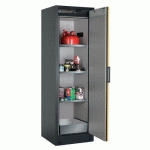 ARMOIRE SÉCURITÉ Q-PEGASUS-90 Q90.195.060.WDACR GRIS/JAUNE - ASECOS