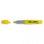 BIC SURLIGNEUR BRITE LINER XL JAUNE, GRAND RÉSERVOIR ET GRAND FORMAT