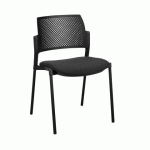CHAISE SIMONE DOSSIER POLYPROPYLENE NOIR