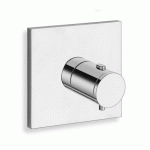 FACADE EXTERNE TRIVERDE 1 SORTIE POUR MECANISME PD70000 CHROME - CRISTINA ONDYNA XT80051