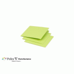 LOT DE 2 - PAQUET DE 25 CARTES PLIÉES POLLEN 110X110MM 210G/M2 - VERT BOURGEON