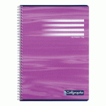 LOT DE 5 - CAHIER SPIRALE CALLIGRAPHE A4 21 X 29,7 CM PETITS CARREAUX 100 PAGES