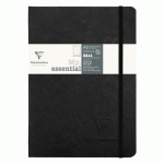 LOT DE 5 - MY.ESSENTIAL AGE BAG CARNET BROCHURE COUSU DOS CARRÉ À PAGES NUMÉROTÉES A5 192 PAGES DOT PAPIER IVOIRE 90G - NOIR