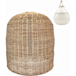 LUMISKY - SUSPENSION NOMADE GIACOMO NOMAD BEIGE ROTIN H45CM - BEIGE