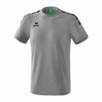 T-SHIRT - ERIMA - 5-C ESSENTIAL GRIS CHINÉ/NOIR