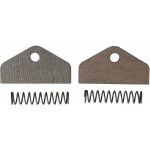 2X BALAIS DE CHARBON COMPATIBLE AVEC MIELE T494C SENATOR, T494C SENATOR CT, T494C SUPERIOR SÈCHE-LINGE, SÈCHE LINGE À CONDENSATION - VHBW