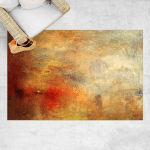 MICASIA - TAPIS EN VINYLE - JOSEPH MALLORD WILLIAM TURNER - SUNSET OVER A LAKE - PAYSAGE 2:3 DIMENSION HXL: 40CM X 60CM