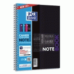 CAHIER OXFORD NOTEBOOK - B5 - 160 PAGES - SEYES - CARTE REMBORDEE RIGIDE