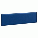 PANNEAU ACOUSTIQUE L 160 CM POUR BUREAUX BENCH - ARCH BLEU INDIGO - FIXATION BLANCHE