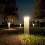SIGOR LAMPE SOLAIRE LED RECHARGEABLE NUSOLAR ANTHRACITE, HAUTEUR 50CM