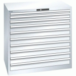 ARMOIRE 10 TIROIRS 1023X725X1000MM-CAPACITÉ 200KG-BLANC - LISTA