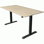 BUREAU RÈGLABLE MOVE1FONCTION MÉMOIREANT.L160XP80CMÉRABLE - KERKMANN