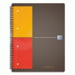 CAHIER OXFORD NOTEBOOK - RELIURE SPIRALES - A4+ - 160 PAGES - A4 - LIGNE 6 MM - PAPIER 80G