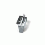 COFFRAGE EN INOX AVEC ROBINET AVEC LEVIER