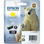 EPSON CARTOUCHE D'ENCRE OURS POLAIRE 26 (C13T26144010) - CLARIA PREMIUM - COULEUR: JAUNE