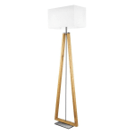 HERZBLUT BI BOB LAMPE SUR PIED, CHÊNE CENDRÉ HUILÉ/BLANC
