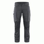 PANTALON DE TRAVAIL SERVICES STRETCH FEMME GRIS FONCÉ/NOIR TAILLE 38 - BLAKLADER