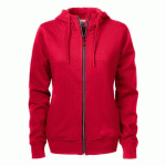 PRINTER OVERHEAD SWEATSHIRT FULLZIP FEMMES ROUGE - TAILLE XXL