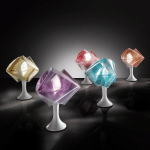 SLAMP GEMMY PRISMA LAMPE DE TABLE, VIOLET