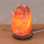 WAGNER LIFE LAMPE DE SEL ROCHER, AVEC SOCLE, 1,5-2 KG, AMBRE