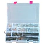 ASSORTIMENT DE 860 GOUPILLES FENDUES ET MECAN