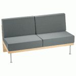 BANQUETTE 3 PLACES FAAR PVC URBAN CENDRE - MANUTAN COLLECTIVITÉS