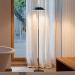 VIBIA MAYFAIR - LAMPADAIRE LED, GRIS GRAPHITE