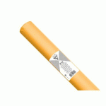 LOT DE 5 - PAPIER DE SOIE, ROULEAU DE 24 FEUILLES 18G/M2 AU FORMAT 50X75CM - JAUNE OR