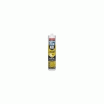 MASTIC COLLE FIX ALL TURBO BLANC CARTOUCHE 290ML - SOUDAL - 121923