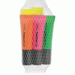 SURLIGNEUR STABILO NÉON COULEURS ASSORTIES- POCHETTE DE 5