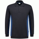 SWEAT COL POLO BICOLOR 302003 NAVY-ROYALBLUE L - TRICORP WORKWEAR