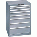 ARMOIRE GRIS 717X725X1000 AVEC 8 TIROIRS 200KG _ 14.508.050 - LISTA