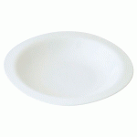 ASSIETTES CREUSES POLYPROPYLÈNE Ø 23 CM - BLANC OPAQUE