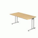 BUREAU FIXE 160 CM SÉRIE N ÉRABLE - HAMMERBACHER