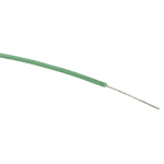 FILS DE CONNEXION RS PRO UL11028, 7 0,08 MM² 28 AWG, 600 V, MPPE VERT, 100M ( PRIX POUR BOBINE DE 100 MÈTRES )