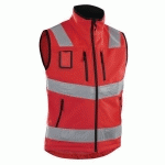 GILET SOFTSHELL HAUTE VISIBILITÉ TAILLE XXXL - BLAKLADER