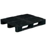 PALETTE PLASTIQUE NOIR L X L X H : 1000 X 1200 X 160 MM