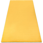 TAPIS BUNNY OR IMITATION DE FOURRURE DE LAPIN YELLOW 60X100 CM