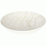 ASSIETTE À DESSERT FORME WOK GOLD CELL - 21 CM - IN SITU