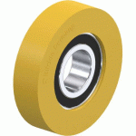 BLICKLE - GALET GUIDE Ø 62MM BANDAGE POLYURÉTHANE PU 105KG - FTH 62X15/20-12K